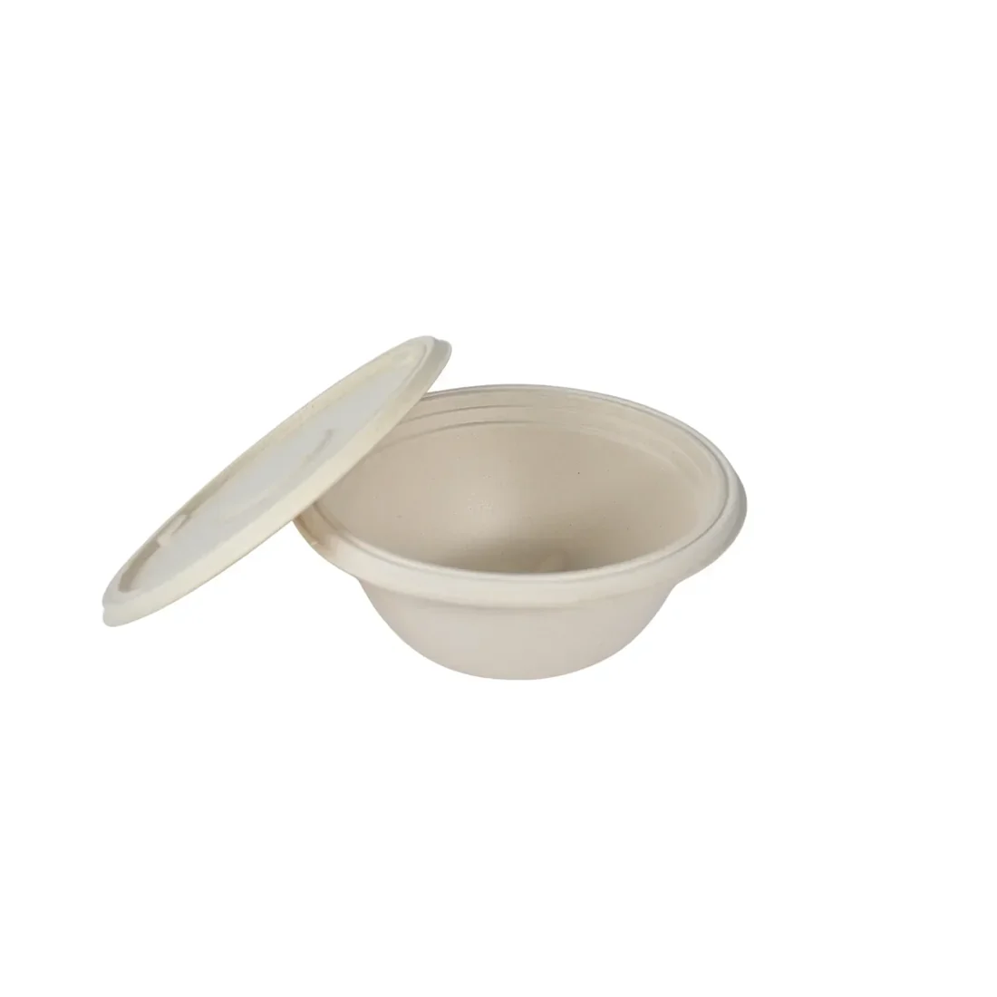 Xpercia Biodegradable Bagasse Takeaway Round Container With LID 1000Ml