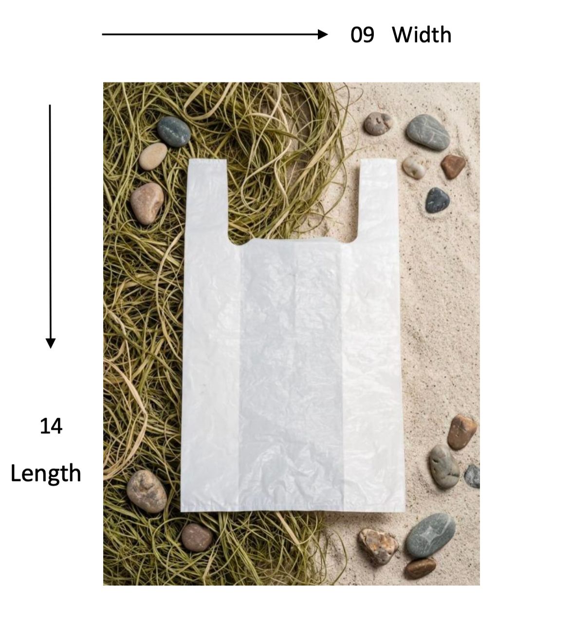 Xpercia Disposable Plastic Bag 14×9 – Small Size